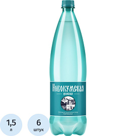 Вода минеральная Новокумская лечебно-столовая газированная 1.5 л