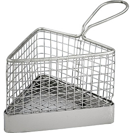 Емкость для закусок сетчатая треугольная 11см h8см, нерж.сталь BSK215NM