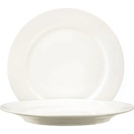 Тарелка d 23 см белая фарфор Classic 6 шт/уп