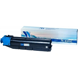 Тонер-картридж NV Print NV-TK8305C для Kyocera голубой совместимый фото Тонер-картридж NV Print NV-TK8305C для Kyocera голубой совместимый
