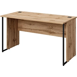 Стол К-Loft 241S011 1380х670х752 дуб натур/мет. черный