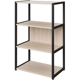 Стеллаж для документов Easy to lead K-Loft 241H020 дуб скандинавский/чёрный 670х400х1068 мм