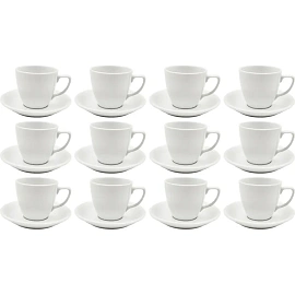 Чайная пара Добрушский фарфоровый завод фарфоровая 300 мл (12 штук в упаковке)