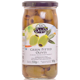 Оливки Delphi без косточки в рассоле, стекло, 350г фото Оливки Delphi без косточки в рассоле, стекло, 350г