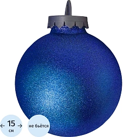 Шар  150мм, с глиттером лакированный  (синий) , 4963751 фото Шар  150мм, с глиттером лакированный  (синий) , 4963751