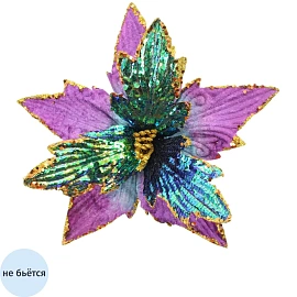 Украшение НГ ёлочное из полиэстера, на клипсе / 25x25x17см арт.91269 (НГ)