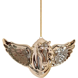 Ёлочная игрушка Magic Time фарфор золотистая (высота 9.7 см)