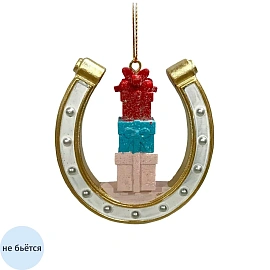 Игрушка Украшение НГ подвесное из полирезины / 2x7,5x7см арт.95510