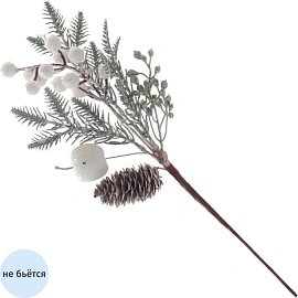 Украшение Изделие декоративное Ветка, L10 W10 H38 см, 793064