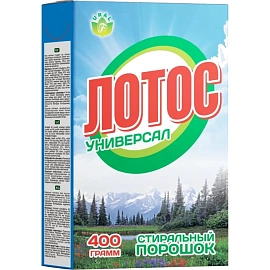 Порошок стиральный Лотос-универсал  400гр   (коробка)