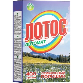 Порошок стиральный Лотос-автомат 400гр  (коробка)