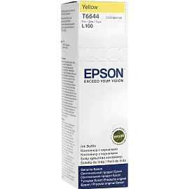 Чернила Epson T6644 C13T66444A желтые оригинальные