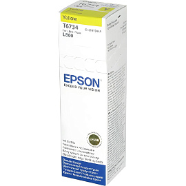 Чернила Epson T6734 C13T67344A желтые оригинальные