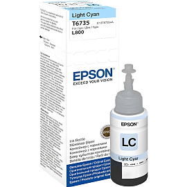 Чернила Epson T6735 C13T67354A светло-голубые оригинальные