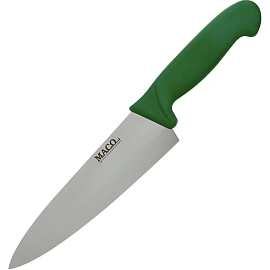 Нож поварской 26см, зеленый 413952