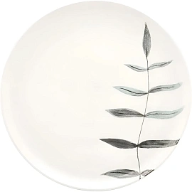 Тарелка мелкая FLAT Shape SAMAMBAIA 26см Oxford 136234, AO02-1C01