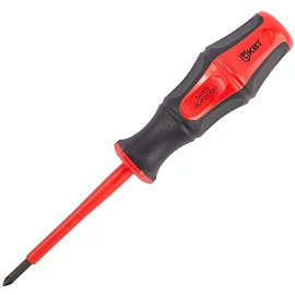 Отвертка диэлектрическая PZ/FL1x80 серия ПРОФИ (КВТ) 79778