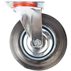 Колесо поворотное резина SC 80 200мм (F) 1001771