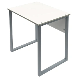 Парта МЕТ_Стол ученич. на прямоуг. Тр. 800х600х760мм белый/серый НОВ