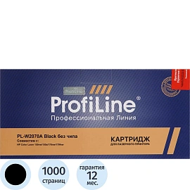 Тонер-картридж Profiline 117A PL-W2070A для HP чёрный совместимый
