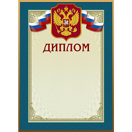 Диплом А4 230 г/кв.м с тиснением фольгой (10 штук в упаковке, 46/Д)