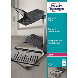 Пленка для проекторов Avery Zweckform AZ3552 прозрачная А4 100 листов