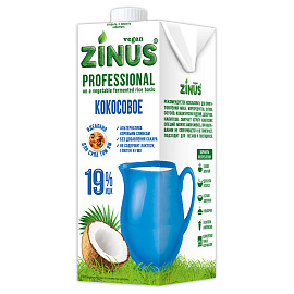 Кокосовый напиток ZINUS 1 л, жирность 19%