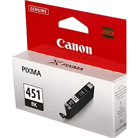 Картридж струйный Canon CLI-451BK 6523B001 черный оригинальный