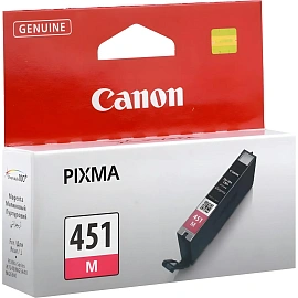 Картридж струйный Canon CLI-451M 6525B001 пурпурный оригинальный