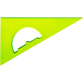 Треугольник Стамм Neon Cristal 16 см 90/60/30 градусов пластиковый в ассортименте