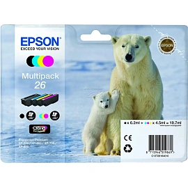 Набор картриджей Epson C13T26164010 цветной