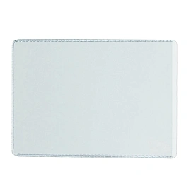 Чехол для пропуска Комус Клуб из ПВХ прозрачного цвета (1374.250)