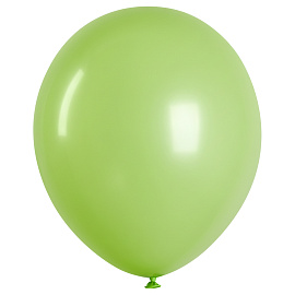Воздушные шары, 50шт., М12/30см, MESHU, пастель, светло-зеленый