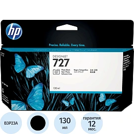 Картридж струйный HP 727 B3P23A фото черный оригинальный