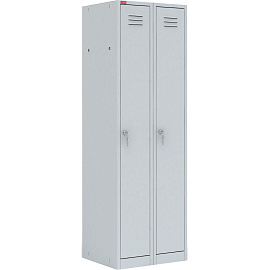 Шкаф для одежды металлический ШРМ22М (серый, 600х500х1860 мм)