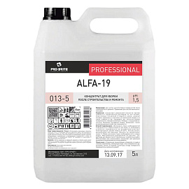 Профхим послестрой кисл д/удал цемент,затирок,ржав Pro-Brite/ALFA-19,5л_Нбр