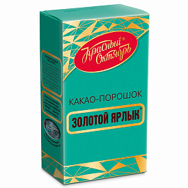 Какао Красный октябрь Золотой ярлык порошок 100 г