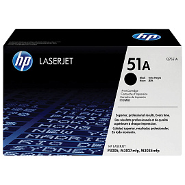 Картридж лазерный HP 51A Q7551A черный оригинальный