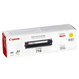 Картридж лазерный Canon 716 1977B002 желтый оригинальный