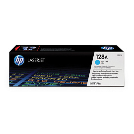 Картридж лазерный HP 128A CE321A голубой оригинальный