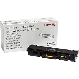 Картридж лазерный Xerox 106R02778 черный оригинальный фото Картридж лазерный Xerox 106R02778 черный оригинальный
