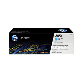 Картридж лазерный HP 305A CE411A голубой оригинальный