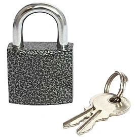 Замок навесной 38 мм серый