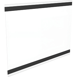 Ценникодержатель на магните горизонтальный А4 прозрачный (10 штук в упаковке)