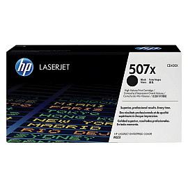 Картридж лазерный HP 507X CE400X черный оригинальный повышенной емкости