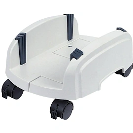 Подставка под системный блок ProfiOffice на колесиках (светло-серый/синий, 330х325х150 мм)