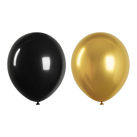 Воздушные шары, 25шт., М12/30см, MESHU "Gold