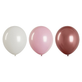Воздушные шары, 25шт., М12/30см, MESHU "Rose
