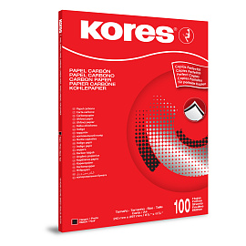 Бумага копировальная черная Kores 1200 (А4, 100 листов) фото Бумага копировальная черная Kores 1200 (А4, 100 листов)