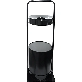 Урна-пепельница уличная СЛП-3-250 15 л хромированная сталь (77.5x29x29 см) фото Урна-пепельница уличная СЛП-3-250 15 л хромированная сталь (77.5x29x29 см)